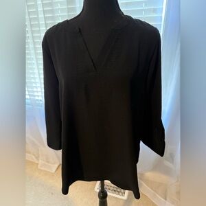 Maurices Elegant Black V-Neck Blouse